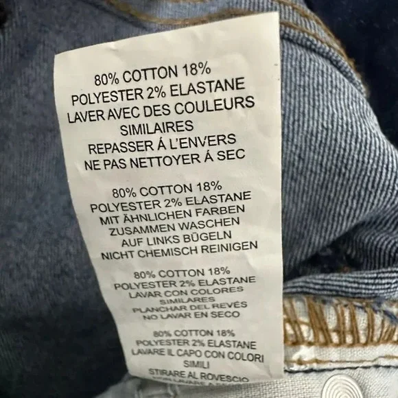 NWT PrettyLittleThing Denim Dark Wash Hi Rise 5 Pocket Skinny Jeans Sz 0 Ripped - Picture 7 of 11